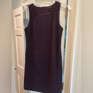 Dark purple banana republic dress